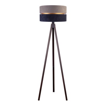 Duolla - Επιδαπέδιο φωτιστικό DUO 1xE27/60W/230V διάμετρος 44 cm γκρι/μπλε/βέγκε
