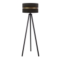Duolla - Επιδαπέδιο φωτιστικό DUO 1xE27/60W/230V διάμετρος 44 cm μαύρο/βέγκε