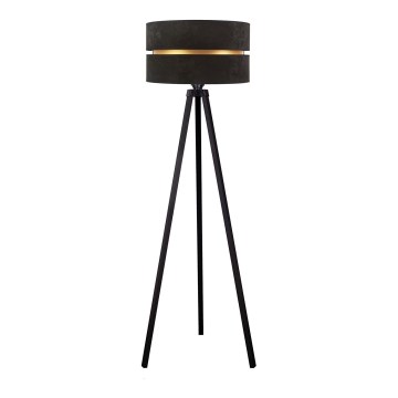 Duolla - Επιδαπέδιο φωτιστικό DUO 1xE27/60W/230V διάμετρος 44 cm μαύρο/βέγκε