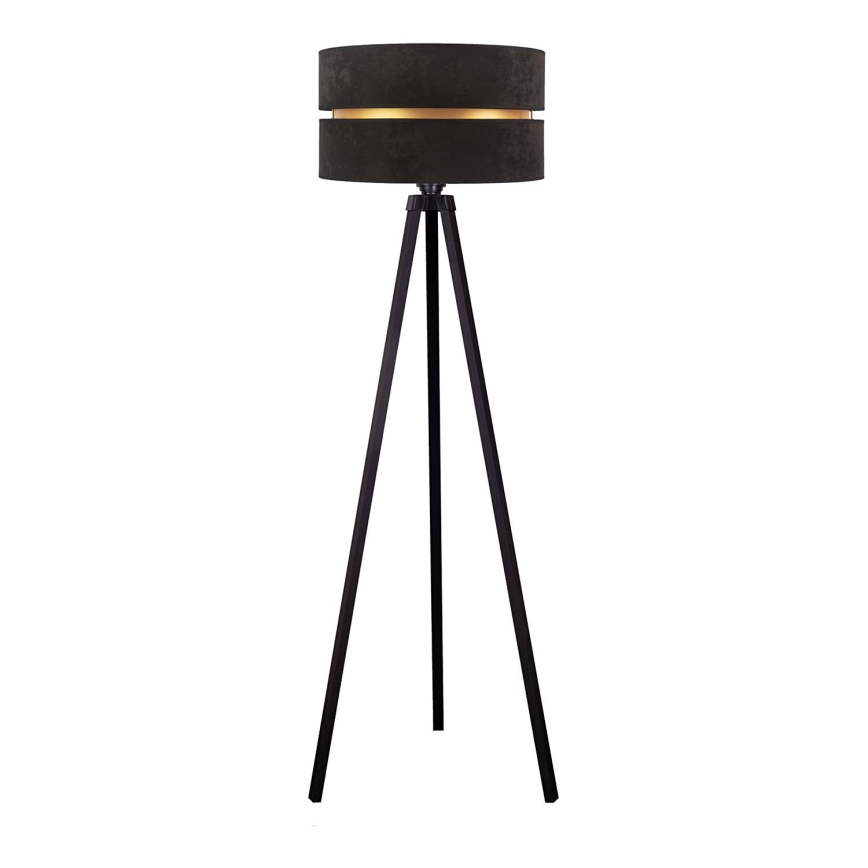 Duolla - Επιδαπέδιο φωτιστικό DUO 1xE27/60W/230V διάμετρος 44 cm μαύρο/βέγκε