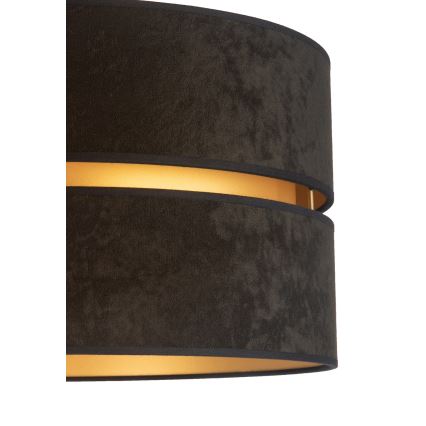 Duolla - Επιδαπέδιο φωτιστικό DUO 1xE27/60W/230V διάμετρος 44 cm μαύρο/βέγκε