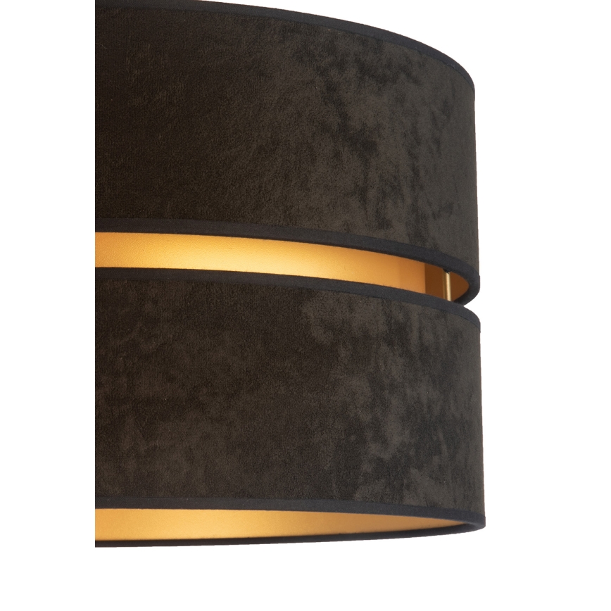 Duolla - Επιδαπέδιο φωτιστικό DUO 1xE27/60W/230V διάμετρος 44 cm μαύρο/βέγκε