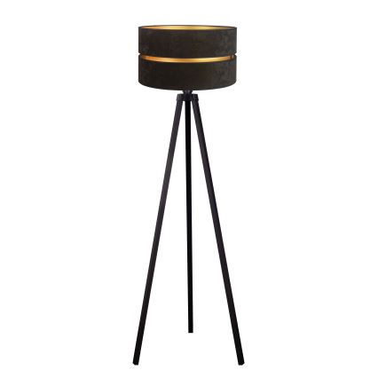 Duolla - Επιδαπέδιο φωτιστικό DUO 1xE27/60W/230V διάμετρος 44 cm μαύρο/βέγκε