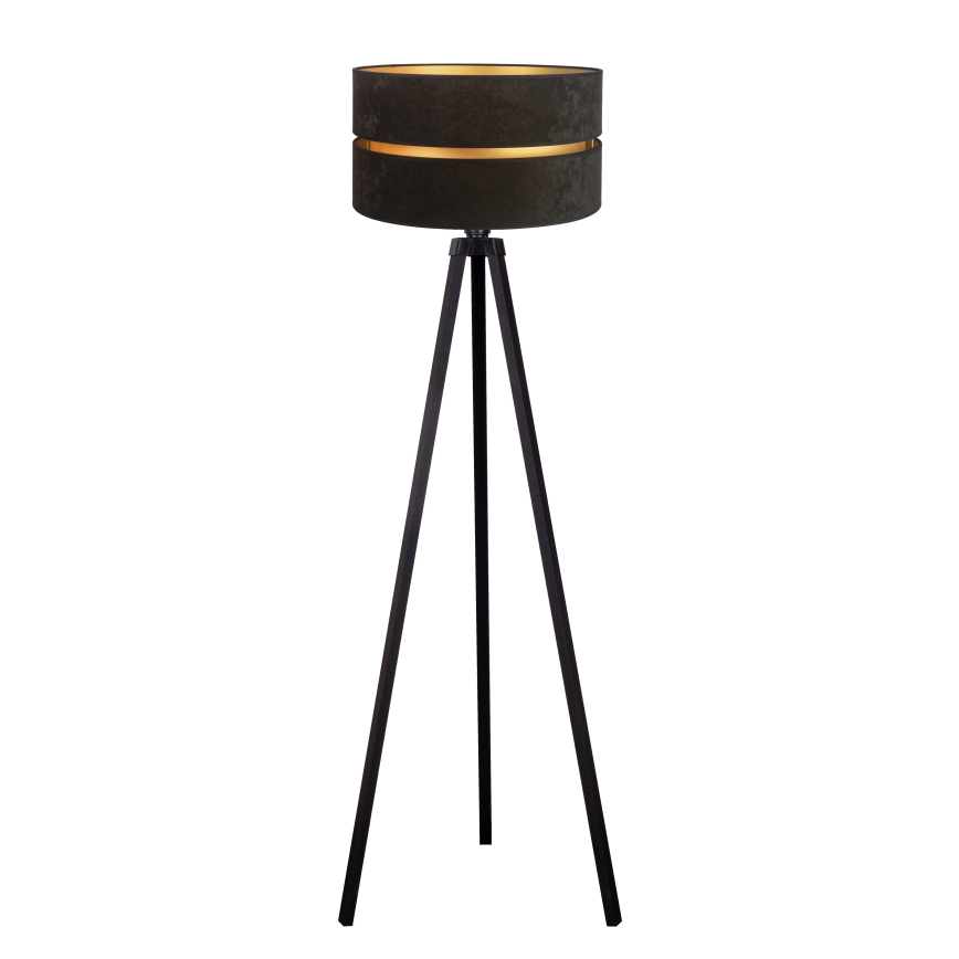 Duolla - Επιδαπέδιο φωτιστικό DUO 1xE27/60W/230V διάμετρος 44 cm μαύρο/βέγκε