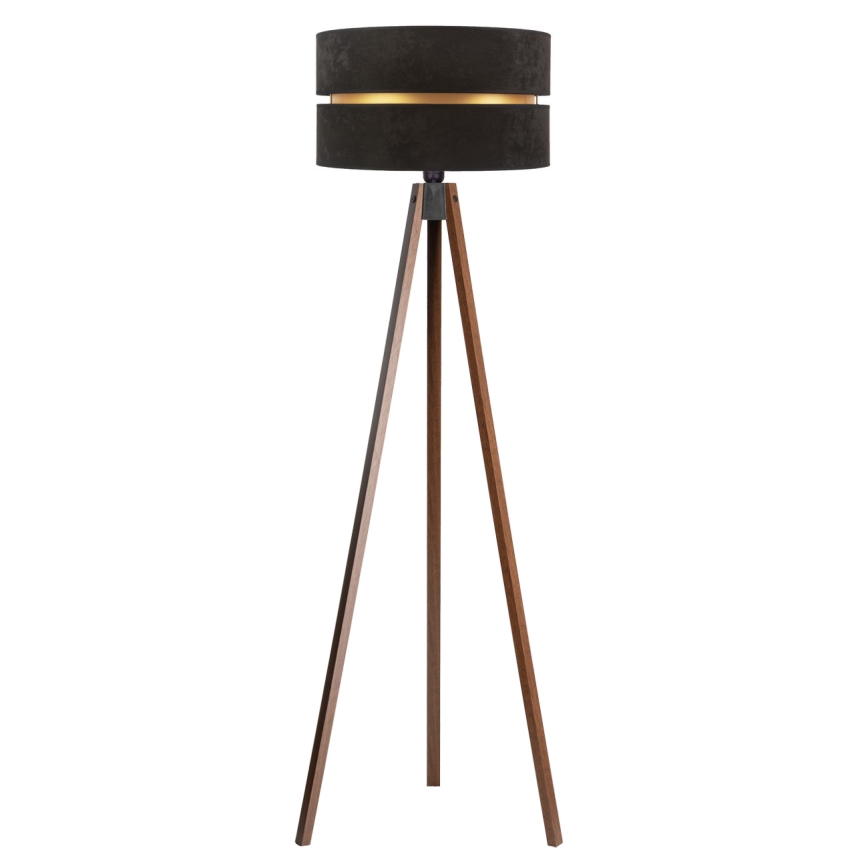 Duolla - Επιδαπέδιο φωτιστικό DUO 1xE27/60W/230V διάμετρος 44 cm μαύρο/βέγκε