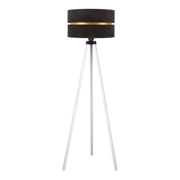 Duolla - Επιδαπέδιο φωτιστικό DUO 1xE27/60W/230V διάμετρος 44 cm μαύρο/λευκό