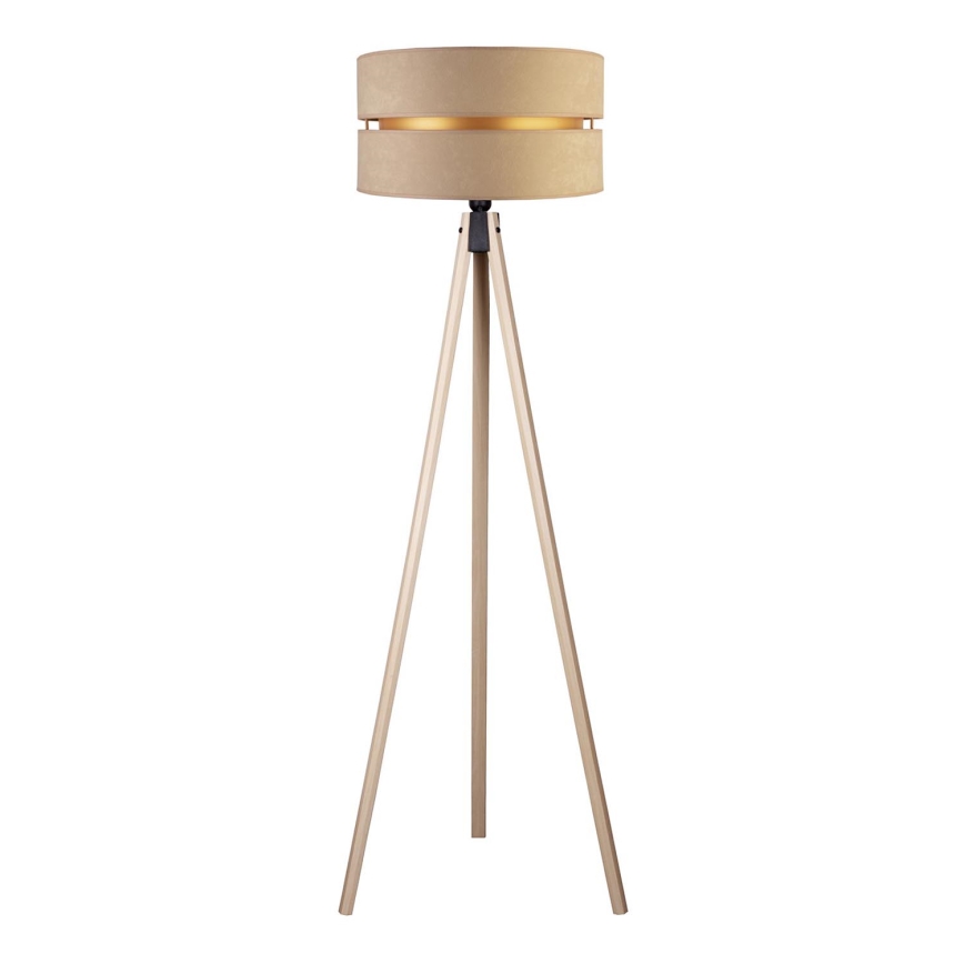 Duolla - Επιδαπέδιο φωτιστικό DUO 1xE27/60W/230V διάμετρος 44 cm μπεζ