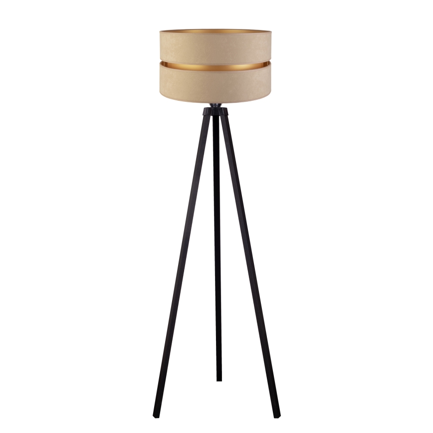 Duolla - Επιδαπέδιο φωτιστικό DUO 1xE27/60W/230V διάμετρος 44 cm μπεζ/βέγκε