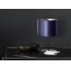 Duolla - Επιτραπέζιο φωτιστικό CANNES 1xE14/15W/230V 20 cm μπλε/ασημί/μαύρο