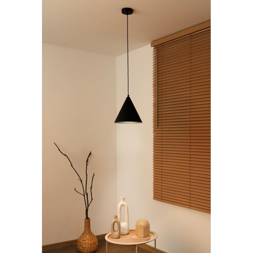 Duolla - Κρεμαστό φωτιστικό με καλώδιο IRONLINE 1xG9/3W/230V Ø 25 εκ. μαύρο