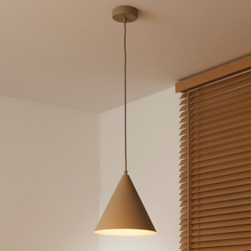 Duolla - Κρεμαστό φωτιστικό με καλώδιο IRONLINE 1xG9/3W/230V, διάμ. 25 εκ., μπεζ