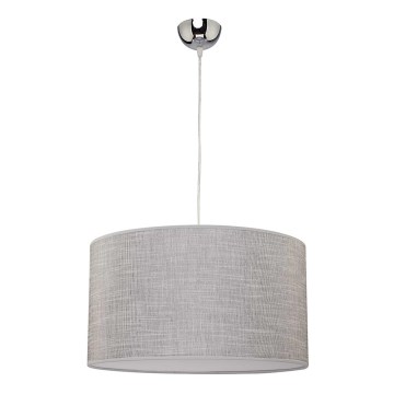 Duolla - Κρεμαστό φωτιστικό οροφής ALTO 1xE27/40W/230V διάμετρος 45 cm γκρι