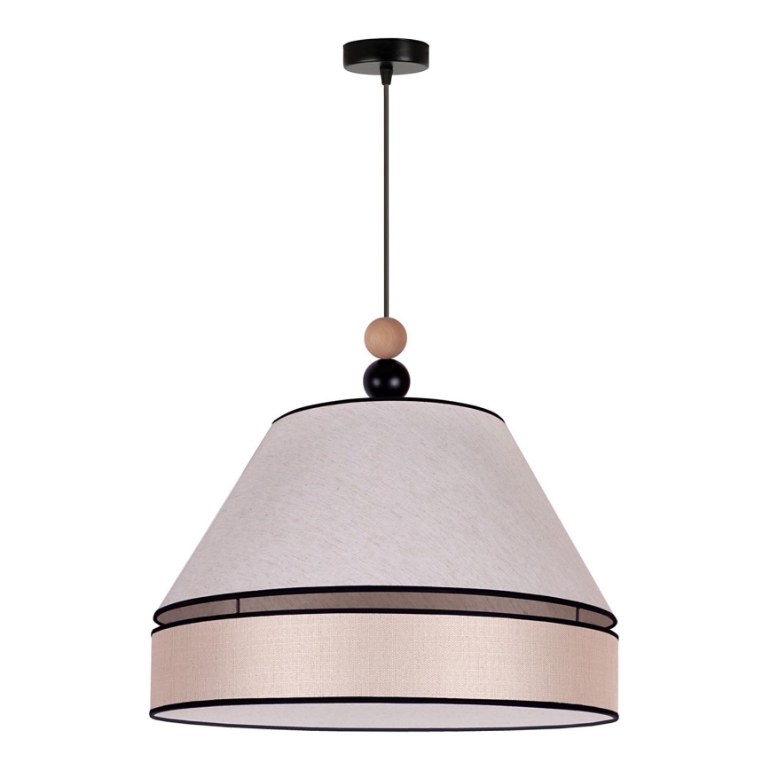 Duolla - Κρεμαστό φωτιστικό οροφής AVIGNON 1xE27/15W/230V διάμετρος 50 cm μπεζ