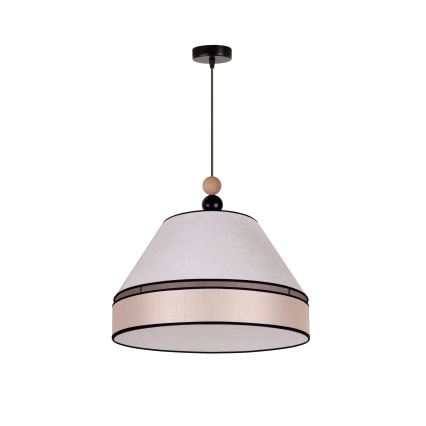Duolla - Κρεμαστό φωτιστικό οροφής AVIGNON 1xE27/15W/230V διάμετρος 50 cm μπεζ