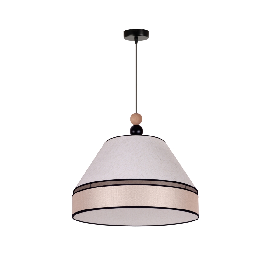 Duolla - Κρεμαστό φωτιστικό οροφής AVIGNON 1xE27/15W/230V διάμετρος 50 cm μπεζ