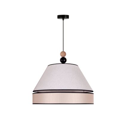 Duolla - Κρεμαστό φωτιστικό οροφής AVIGNON 1xE27/15W/230V διάμετρος 50 cm μπεζ