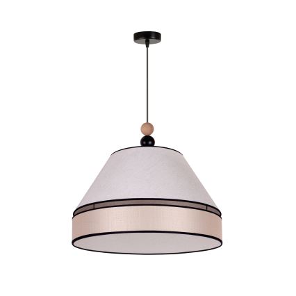 Duolla - Κρεμαστό φωτιστικό οροφής AVIGNON 1xE27/15W/230V διάμετρος 60 cm μπεζ