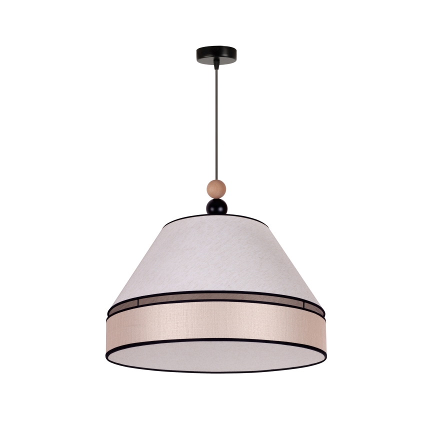 Duolla - Κρεμαστό φωτιστικό οροφής AVIGNON 1xE27/15W/230V διάμετρος 60 cm μπεζ
