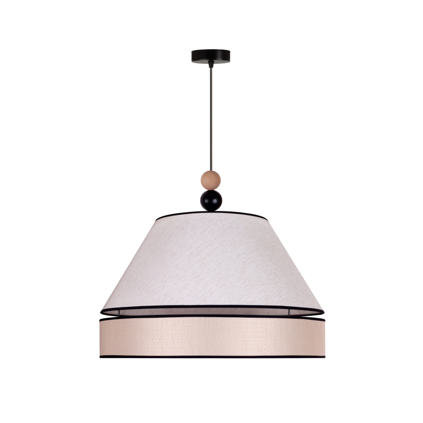 Duolla - Κρεμαστό φωτιστικό οροφής AVIGNON 1xE27/15W/230V διάμετρος 60 cm μπεζ