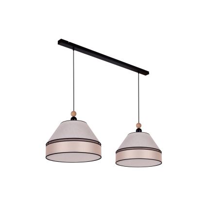 Duolla - Κρεμαστό φωτιστικό οροφής AVIGNON 2xE27/15W/230V μπεζ