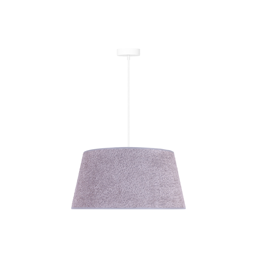 Duolla - Κρεμαστό φωτιστικό οροφής BOUCLE 1xE27/15W/230V διάμετρος 50 cm γκρι
