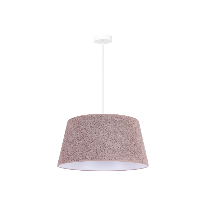Duolla - Κρεμαστό φωτιστικό οροφής BOUCLE 1xE27/15W/230V διάμετρος 50 cm καφέ