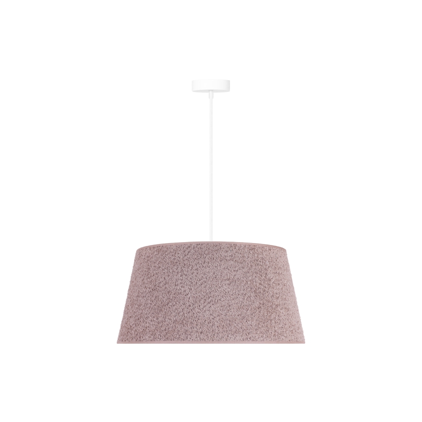 Duolla - Κρεμαστό φωτιστικό οροφής BOUCLE 1xE27/15W/230V διάμετρος 50 cm καφέ