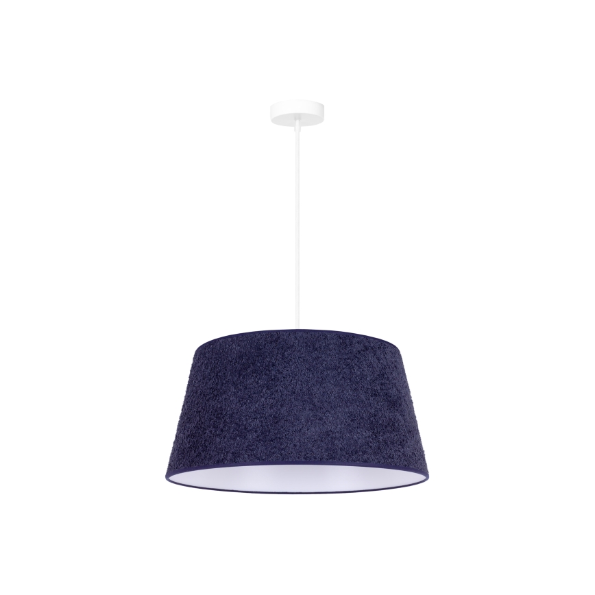 Duolla - Κρεμαστό φωτιστικό οροφής BOUCLE 1xE27/15W/230V διάμετρος 50 cm μπλε