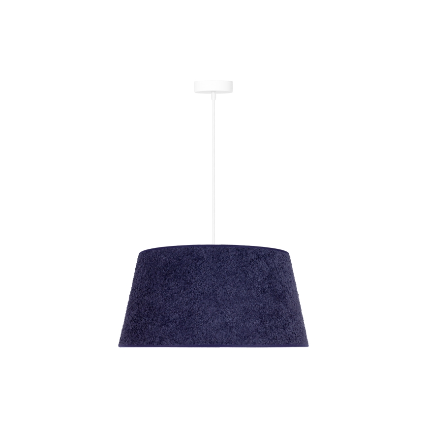 Duolla - Κρεμαστό φωτιστικό οροφής BOUCLE 1xE27/15W/230V διάμετρος 50 cm μπλε