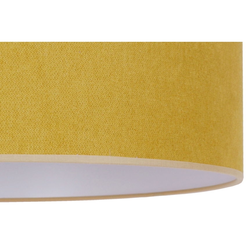 Duolla - Κρεμαστό φωτιστικό οροφής BRISTOL 1xE27/15W/230V διάμετρος 45 cm κίτρινο/λευκό