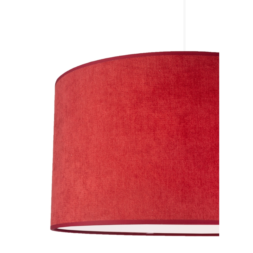 Duolla - Κρεμαστό φωτιστικό οροφής BRISTOL 1xE27/40W/230V διάμετρος 45 cm κόκκινο