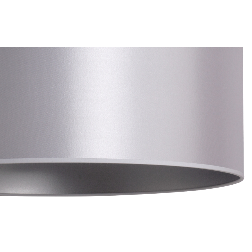 Duolla - Κρεμαστό φωτιστικό οροφής CANNES 1xE27/15W/230V διάμετρος 45 cm ασημί