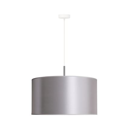 Duolla - Κρεμαστό φωτιστικό οροφής CANNES 1xE27/15W/230V διάμετρος 45 cm ασημί