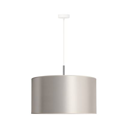 Duolla - Κρεμαστό φωτιστικό οροφής CANNES 1xE27/15W/230V διάμετρος 45 cm ασημί