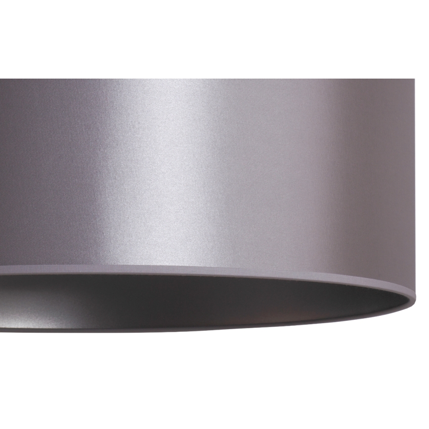 Duolla - Κρεμαστό φωτιστικό οροφής CANNES 1xE27/15W/230V διάμετρος 45 cm ασημί
