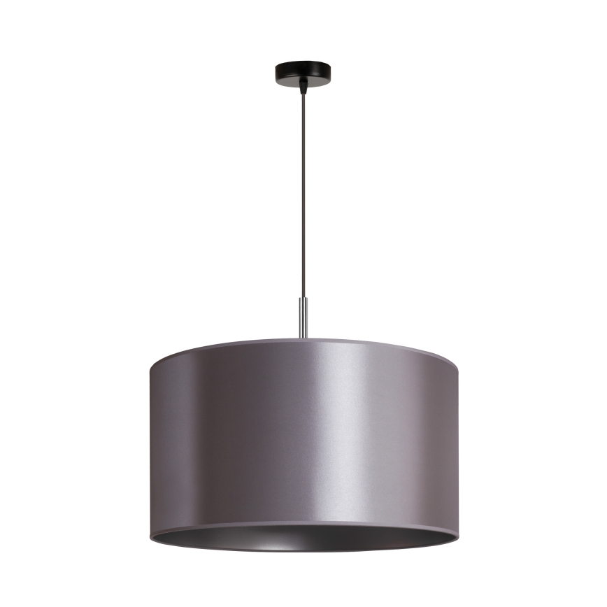 Duolla - Κρεμαστό φωτιστικό οροφής CANNES 1xE27/15W/230V διάμετρος 45 cm ασημί