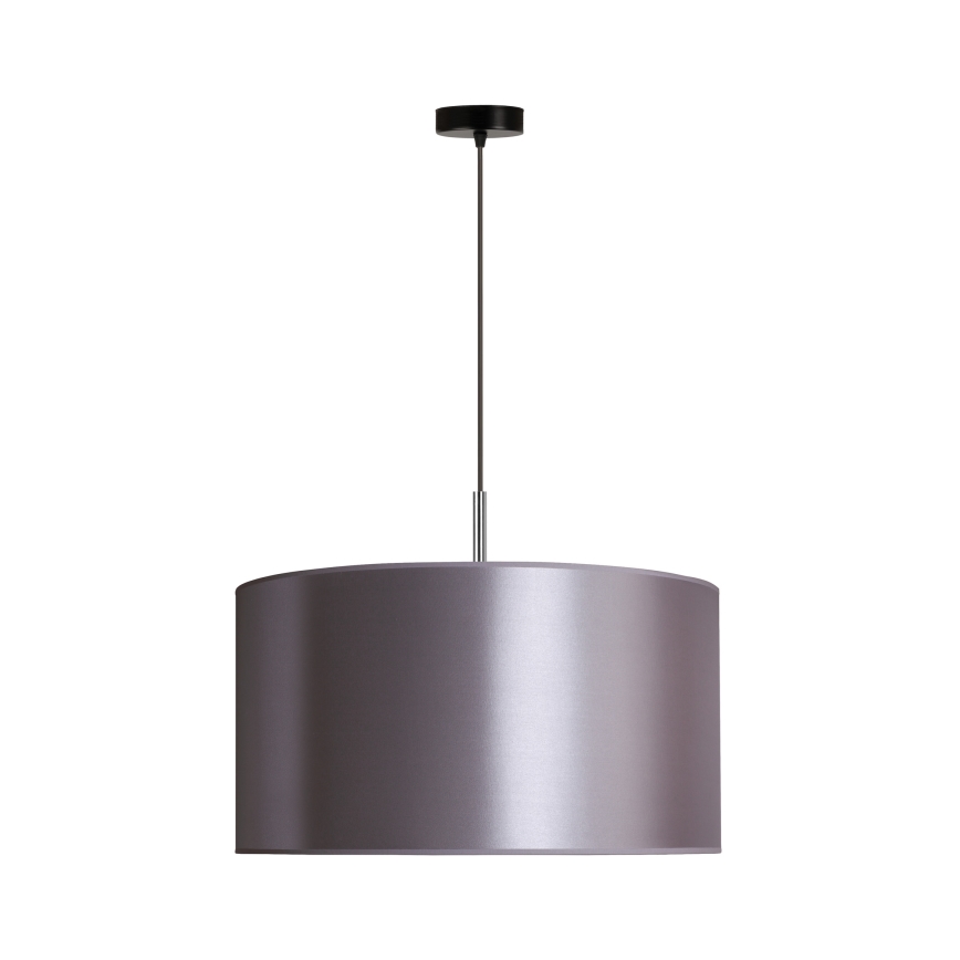 Duolla - Κρεμαστό φωτιστικό οροφής CANNES 1xE27/15W/230V διάμετρος 45 cm ασημί