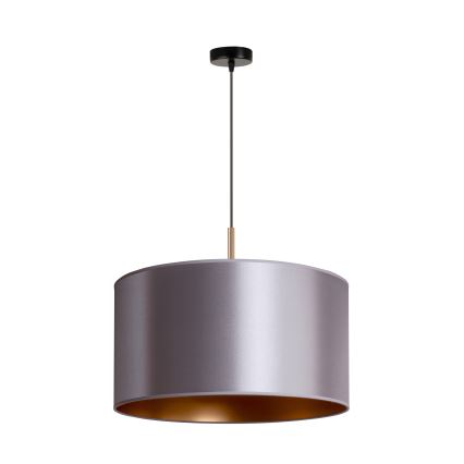 Duolla - Κρεμαστό φωτιστικό οροφής CANNES 1xE27/15W/230V διάμετρος 45 cm ασημί/χάλκινο