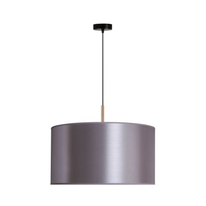 Duolla - Κρεμαστό φωτιστικό οροφής CANNES 1xE27/15W/230V διάμετρος 45 cm ασημί/χάλκινο