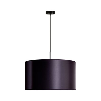 Duolla - Κρεμαστό φωτιστικό οροφής CANNES 1xE27/15W/230V διάμετρος 45 cm μαύρο/ασημί