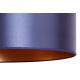 Duolla - Κρεμαστό φωτιστικό οροφής CANNES 1xE27/15W/230V διάμετρος 45 cm μπλε/χάλκινο