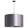 Duolla - Κρεμαστό φωτιστικό οροφής CANNES 1xE27/15W/230V διάμετρος 50 cm ασημί