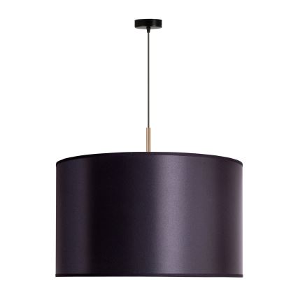 Duolla - Κρεμαστό φωτιστικό οροφής CANNES 1xE27/15W/230V διάμετρος 50 cm μαύρο/χάλκινο