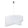 Duolla - Κρεμαστό φωτιστικό οροφής CELLO 1xE27/40W/230V διάμετρος 45 cm λευκό