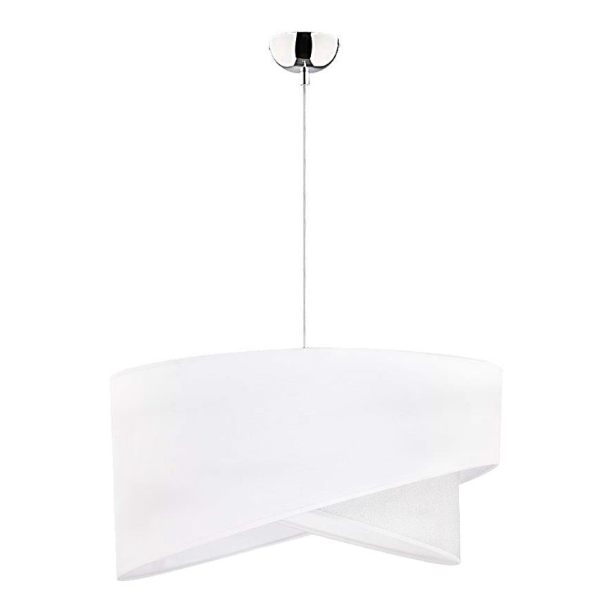 Duolla - Κρεμαστό φωτιστικό οροφής CELLO 1xE27/40W/230V διάμετρος 45 cm λευκό/ασημί