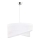 Duolla - Κρεμαστό φωτιστικό οροφής CELLO 1xE27/40W/230V διάμετρος 45 cm λευκό/ασημί