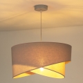 Duolla - Κρεμαστό φωτιστικό οροφής CELLO 1xE27/40W/230V διάμετρος 45 cm ροζ