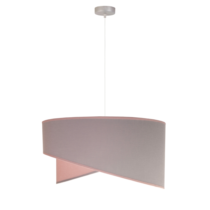 Duolla - Κρεμαστό φωτιστικό οροφής CELLO 1xE27/40W/230V διάμετρος 45 cm ροζ