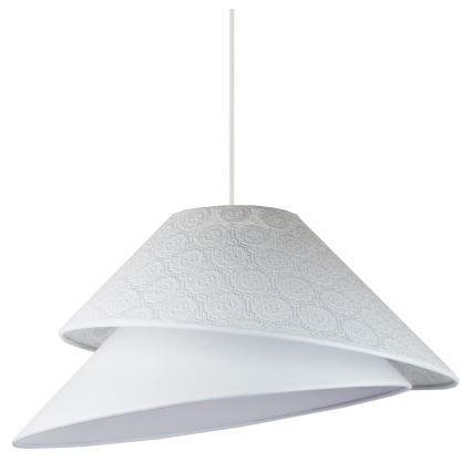 Duolla - Κρεμαστό φωτιστικό οροφής COCO 1xE27/40W/230V διάμετρος 50 cm λευκό