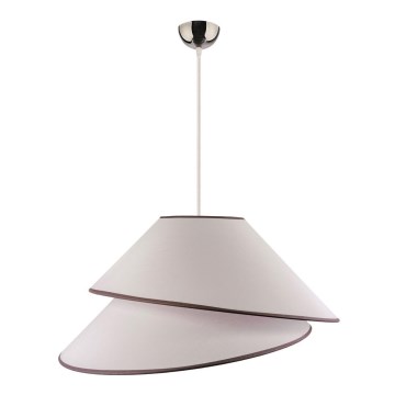 Duolla - Κρεμαστό φωτιστικό οροφής COCO 1xE27/40W/230V διάμετρος 50 cm λευκό